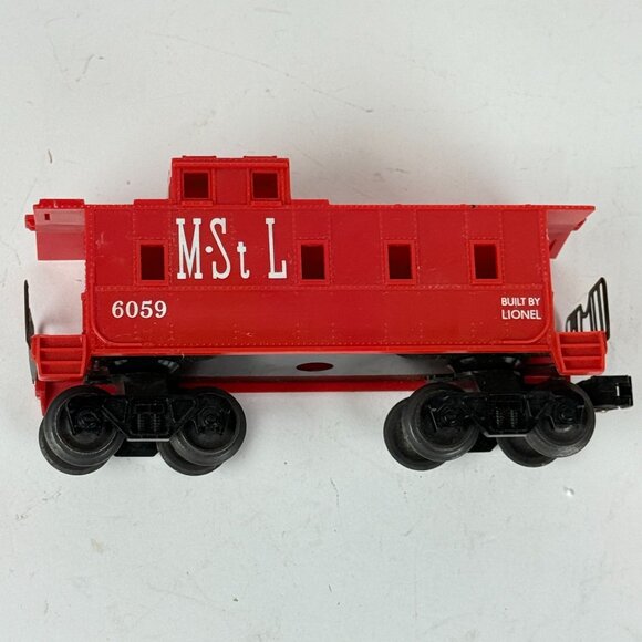 Lionel 6059 Red MStL Vintage Train Caboose Plastic Model Built By Lionel - Picture 6 of 7